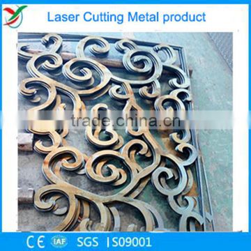 Laser cut decorative Carbon steel screen