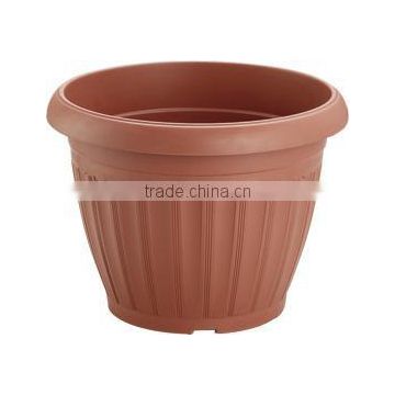 Terra Cotta/ turquoisePlastic Garden Flower Pot