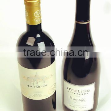 Wholesale High Quality Custom 750 ml Glass Bottle, Wine Bottle 750ml
