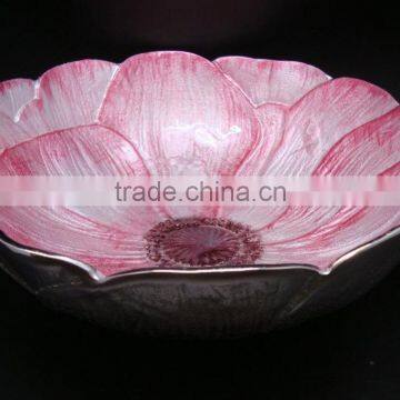 Decorative Aluminum Enamel Fruit Bowl