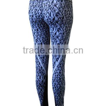 custom fashion sublimation printed extra size yoga leggings for women
