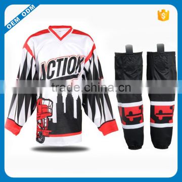 athletic practice sublimated hockey jerseys club training hockey shells 100% polyester bespoke hockey hoodies