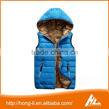 New style winter leisure padded jacket vest for Men
