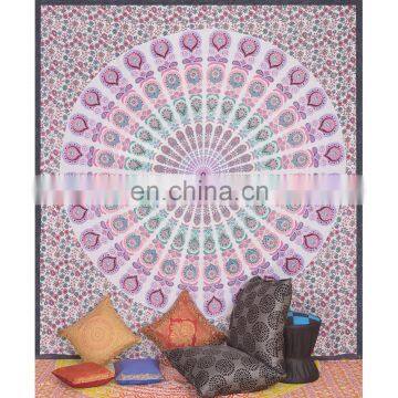 Bed spread pattern Indian Mandala Tapestry