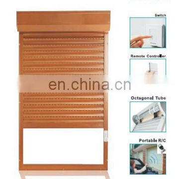 motorized rolling french shutter with energy saving effect