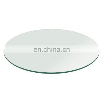 Round Glass Outdoor Table Garden Table Top With Umbrella Hole Tempered Glass Table Top Furniture Glass