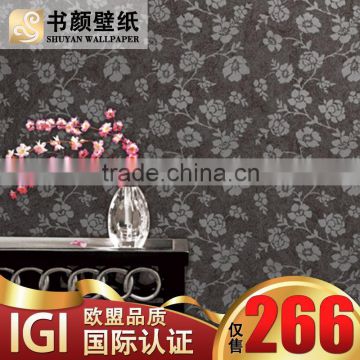 12.27 square retro flower import 3D stereoscopic deep embossed bedroom Large living room background -3d wall paper designer wa