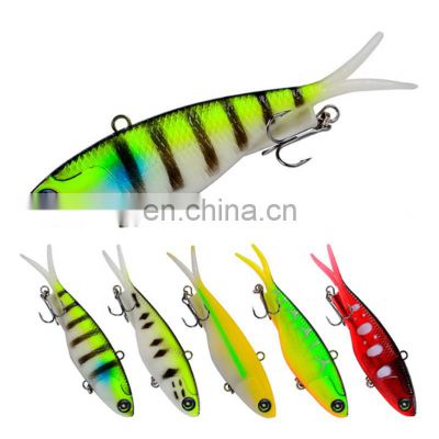 9.5 cm-15.5g 11.5cm-32.5g In Stock Wholesale Hot Sale in Australia Twintails VIB Soft Vibe Fishing Lure