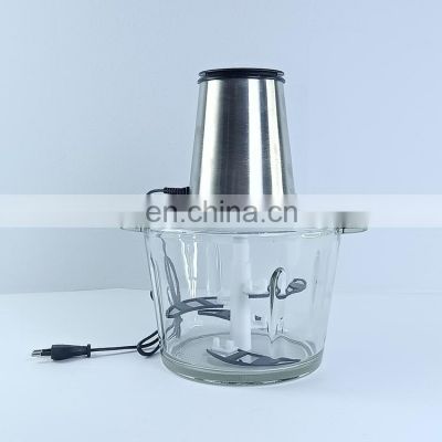 3l Stainless Steel Blade Small Vegetable Mixer Multi-function Glass Mini Electric Blender Meat Choppers