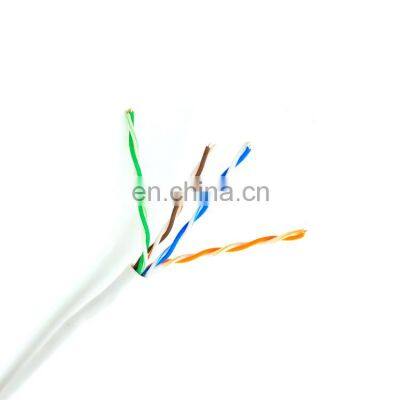 Wholesale oem service cat5e utp 4pr 24awg network cable CCA cat 5 cable made in China