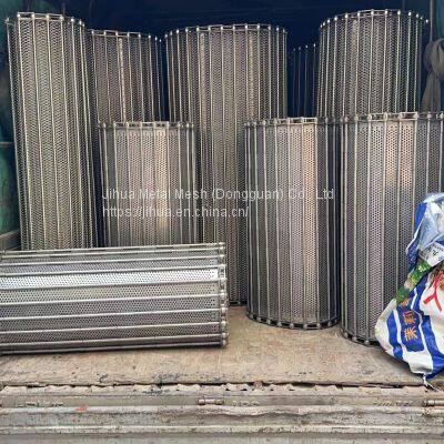 Stainless steel chain plate mesh belt packaging carton conveyor belt