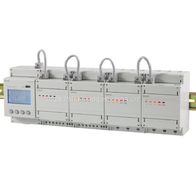 Acrel  Multi Circuit  ADF400L-10H din rail Electrical Instruments 10 channel three phase 3*1(6)A High installation flexibility