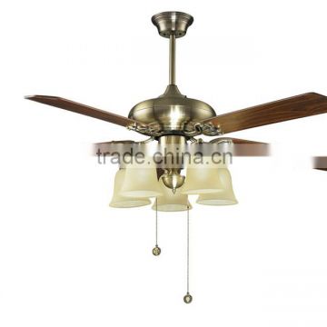 Antique brass with lighting ceiling fan