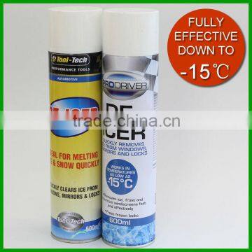 Windshield De-icer Aerosol Spray, Quick Streak-free Solution