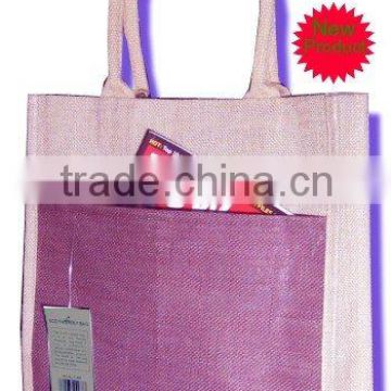 Jute Bags with front pocket
