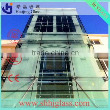 factory frameless glass curtain wall with competitive price