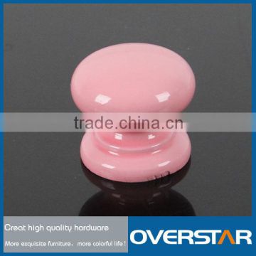 Factory Wholesale Round Furniture Handles, Stock Wooden Door Knobs,Colorful Children Furniture Knobs