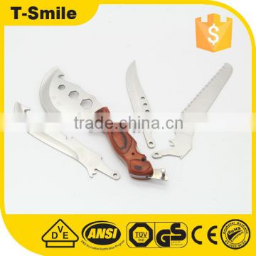 Top quality multi ax set stainless steel knife