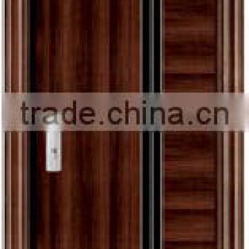 classical design lowest price steel wooden interior door
