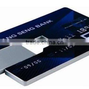 plastic credit card usb flash drive with logo