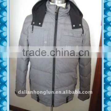 2016 fashion men's down jacket with hood