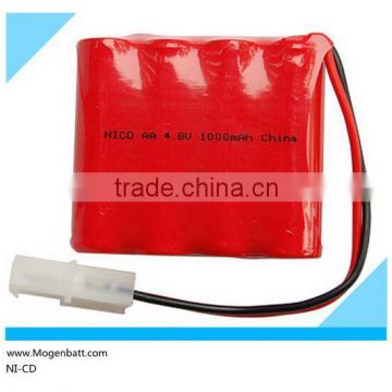 rechargeable battery Ni-CD High performancebattery pack 4.8v