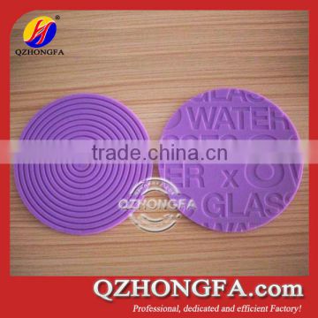 FDA Grade Durable Heat Resistant Custom Silicone Coasters