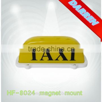 12V Cab Roof Light with Magnet Taxi Top Light Sign Magnet Base Mount