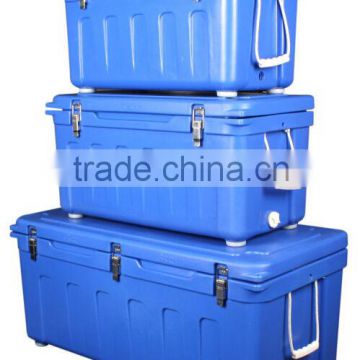 Ice cooler chest, ice cooler box, ice cooler bin (Commercial cooler)