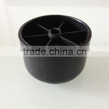 50*35mm black round plastic sofa leg M011