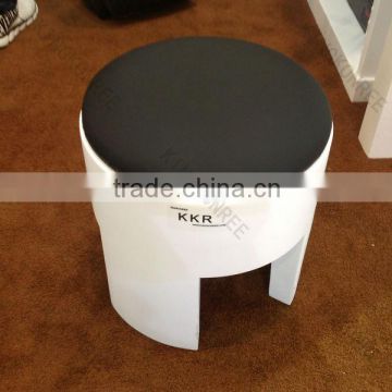 acrylic solid surface stone italian design shower stool