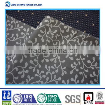 100% polyester fire retardant jacquard fabric for curtains