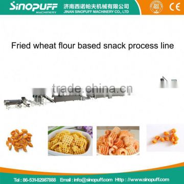 Efficient Fried Wheat Flour Snack Making Machine/Fried Snack Production Line