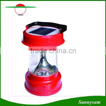 Good quality long time life portable solar powered camping solar light