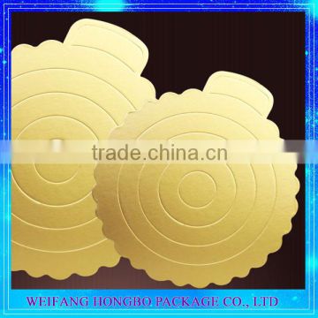 Cake Decorating PET Film Cardboard Paper Plate With ISO
