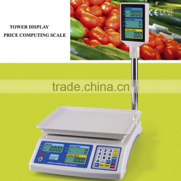 Electronic Balance Pole Display Price Computing Scale