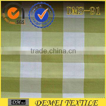 technical water resistant cotton fabrics check pattern