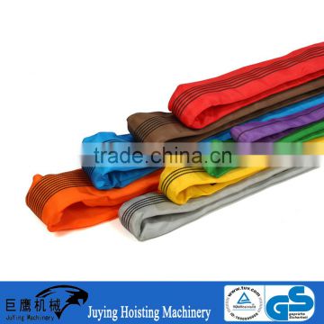 High tensile EA type polyester lifting round sling