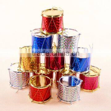 Newest sale trendy style christmas decorations plastic drums in many style