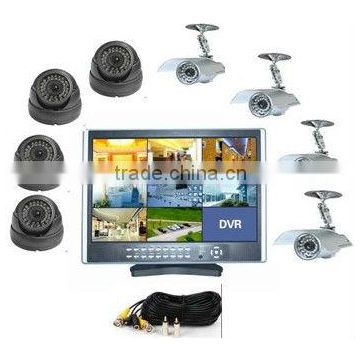 8ch surveillance System/CCTV system/LCD DVR surveillance system/CCTV kit/8 cameras CCTVkit: HK-S1908M+IR Camera*8 ($758.00 Only)
