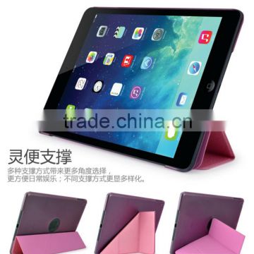 new product transformer holder pu case for ipad air