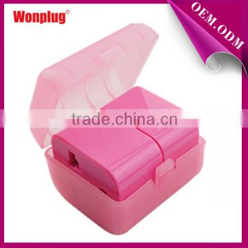 Cute design CE&ROHS approval pink travel adapter suitable for 160 countries