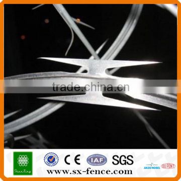 Anping shunxing factory Anti-climb razor wire(ISO9001:2008 professional manufacturer)