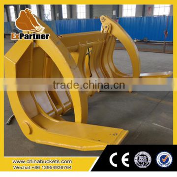 brand new Front End Loader With Log Grapple, High Quality Grapple Log Loader, Wood Grapple Fork Loader from alibaba.com