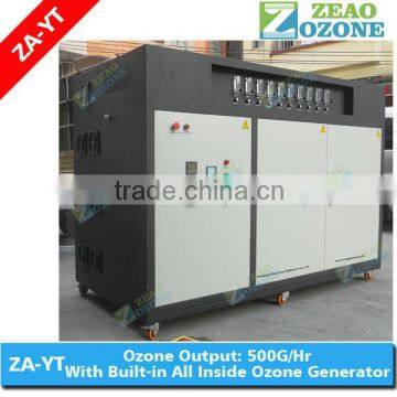 High capacity ozone generator for drinking bottled water treatment