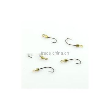High carbon steel fishing hooks multi color multi size treble hooks 425