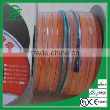 Thin Flat snow melting heating cable
