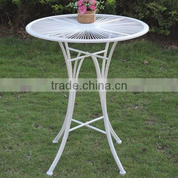 outdoor newest design metal lady coffee table