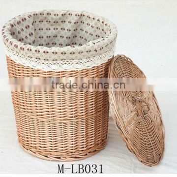 wicker laundry basket wicker with liner household received basket