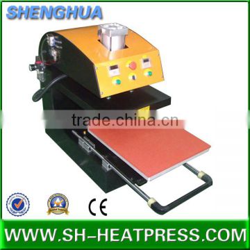 Single station pneumatic cheap used t shirt heat press machine